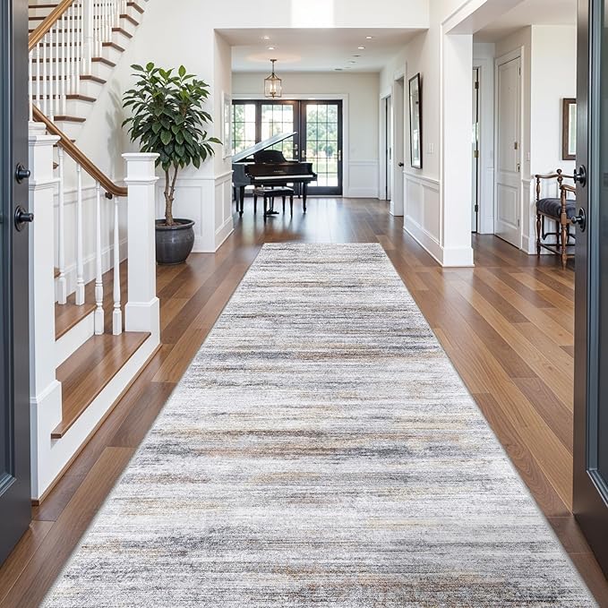 Large Runner Rugs for Hallway 4x18: Non-Slip Washable Wide Carpet - Image 2