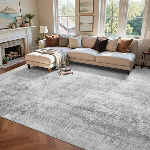 8x10 Ft Large Area Rugs for Living Room, Soft Non-Slip Washable Rugs Modern by Cuzwlovita