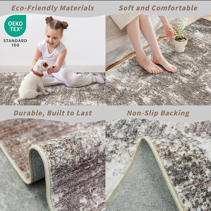 3x12 ft Long Hallway Runner Rug – Non-Slip Washable Carpet Runners - Image 7