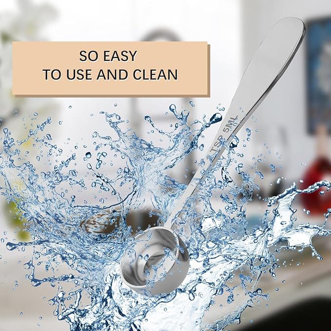 1PCS 1/2tsp Single Measuring Spoon, Stainless Steel Individual Teaspoon - Image 4