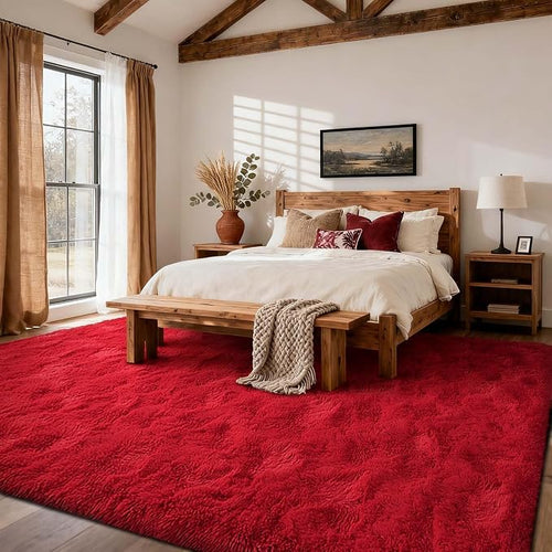 8x10 Ft Extra Large Shag Rugs for Living Room, Ultra Soft Fluffy Furry Area - Image 2