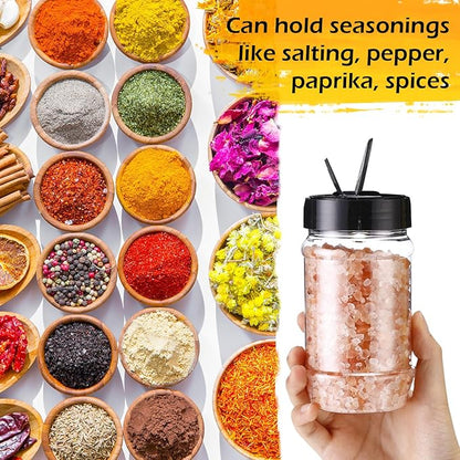 Mimorou 30 Pack Plastic Spice Jars - Image 4