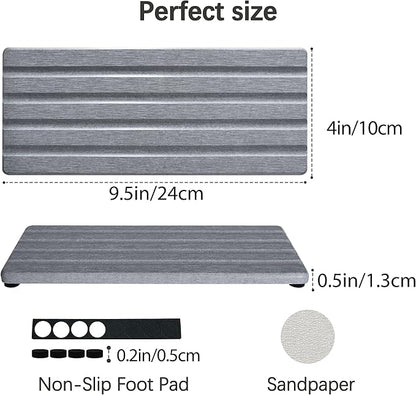Diatomite Soap Dish, Water Absorbing Stone Tray, Kitchen Sink Organizer - Image 4