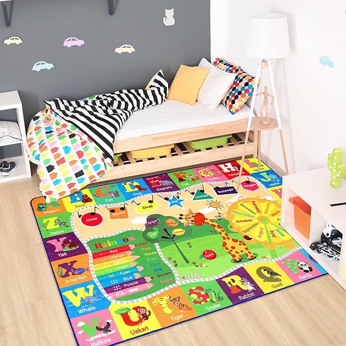 Chicrug Educational 3x5 Kids Area Rug - Image 4