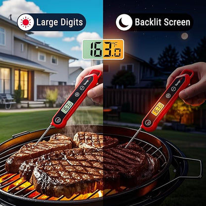 TempPro 1 Second Instant Read Digital Meat Thermometer, ±0.9°F Accuracy - Image 4