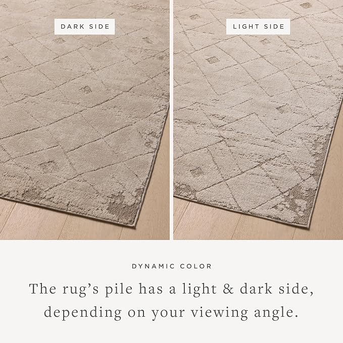 Loloi Amber Lewis Monty Collection MOT-05 Beige/Natural 11'-6" x 15', .50" Pile - Image 3