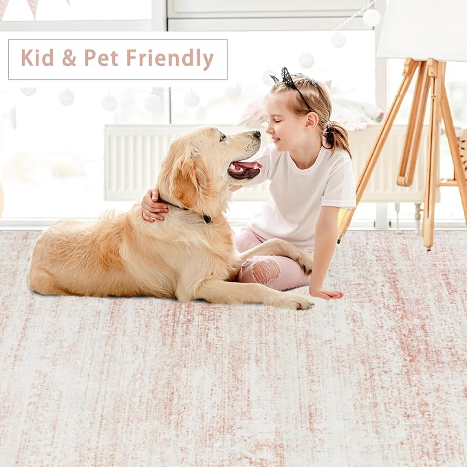 Srugn Washable Rugs 6x9 Area Rugs - Image 6