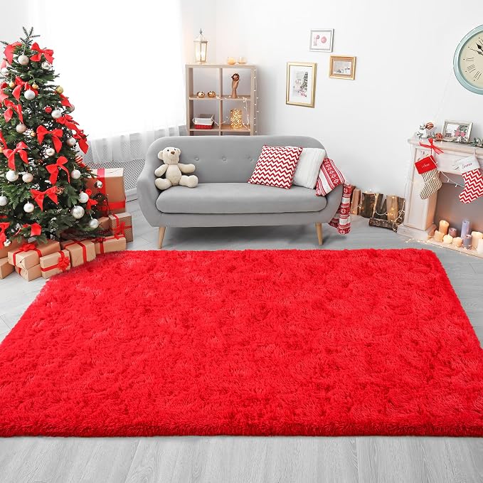 Chicrug Soft Area Rugs for Bedroom Living Room Plush Fluffy Rug 6x9 Feet - Image 8