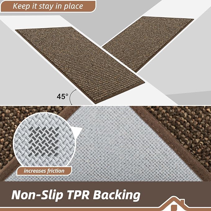 BEQHAUSE Dirt Trapper Door Mat 36" x 60", Non-Slip Washable Doormats Entrance - Image 6