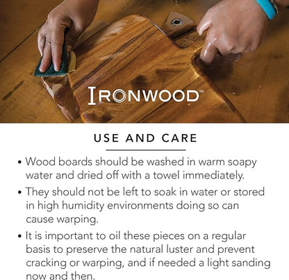 Ironwood Gourmet Double-Sided Countertop Lyon Pastry/Cutting Board - Image 5