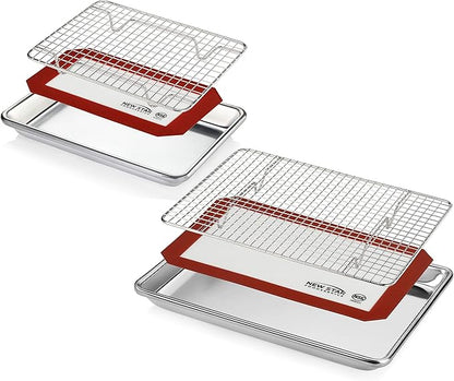 New Star Foodservice 1028768 Commercial-Grade Bun Pan/Baking Sheet, Baking Mat - Image 2