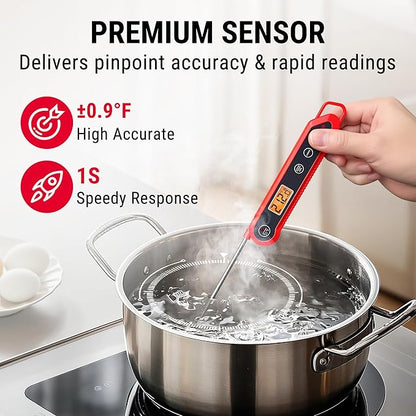 TempPro 1 Second Instant Read Digital Meat Thermometer, ±0.9°F Accuracy - Image 3
