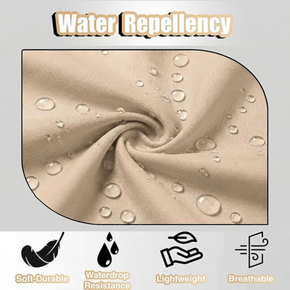 TOSHE Kitchen Apron Waterdrop Resistant Cotton Apron - Image 4
