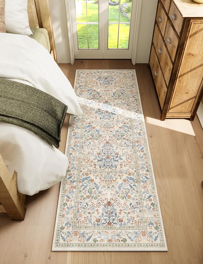 Washable Runners for Hallways Kitchen Rug: 2'6"x8' Runner Rugs Stain Resistant - Image 7