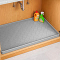 Jin&Bao Waterproof Under Sink Mat 37" x 22", Thick Silicone Mat Cabinet by Jin%26Bao