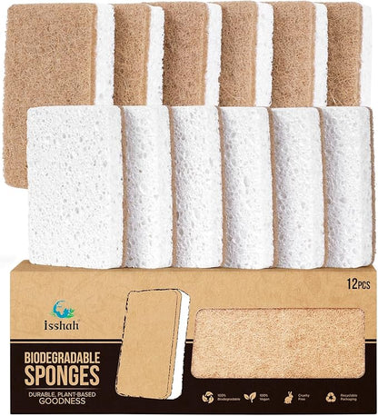 Isshah Plant-Based Kitchen Sponges by Isshah