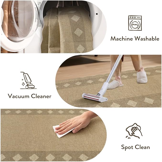 LIVEBOX Easy Jute Diamond Runner Rug - Image 6