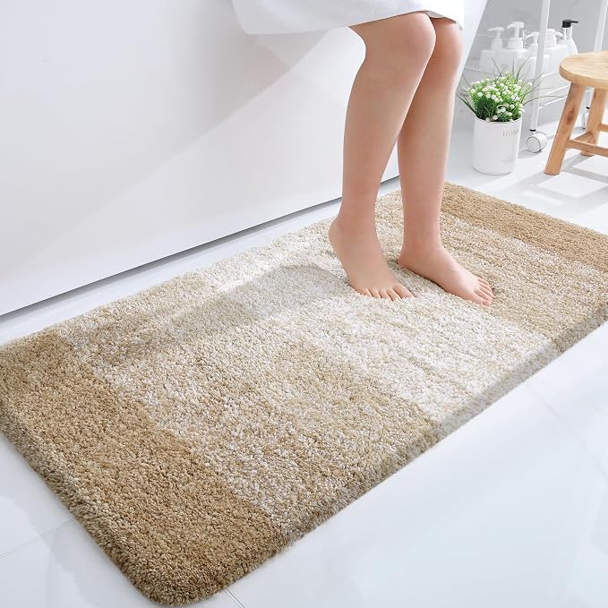 OLANLY Bathroom Runner Rugs Mat 44x24, Extra Soft Absorbent Microfiber Bath Rugs by OLANLY