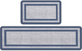 Mattitude Kitchen Mats Set of 2 Cushioned Rugs Anti-Fatigue Mats by Mattitude