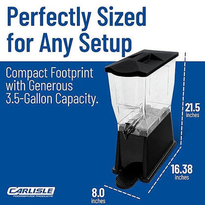 Carlisle FoodService Products Trimline Rectangular Beverage Dispenser Drink - Image 4