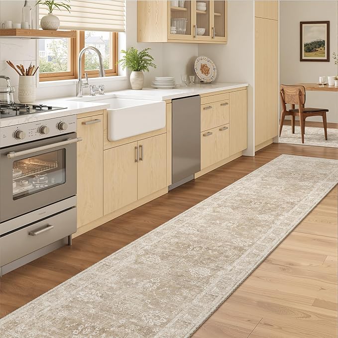 Madane Runner Rug 2x12 for Hallway, Kitchen Non-Slip Runner Rug - Image 2