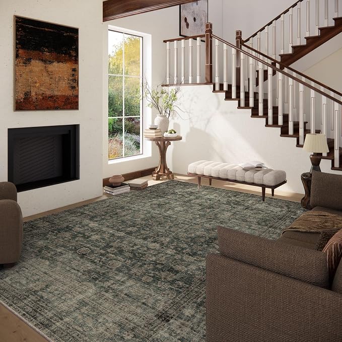 Washable Living Room Area Rug: 10x14 Rugs - Image 2