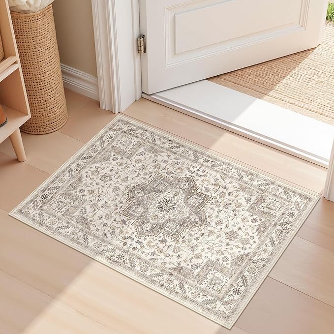 Vintage Living Room Area Rug 2x3 by COTILED
