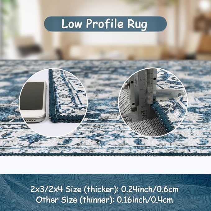 Moynesa Ultra-Thin Washable Area Rug - Image 5