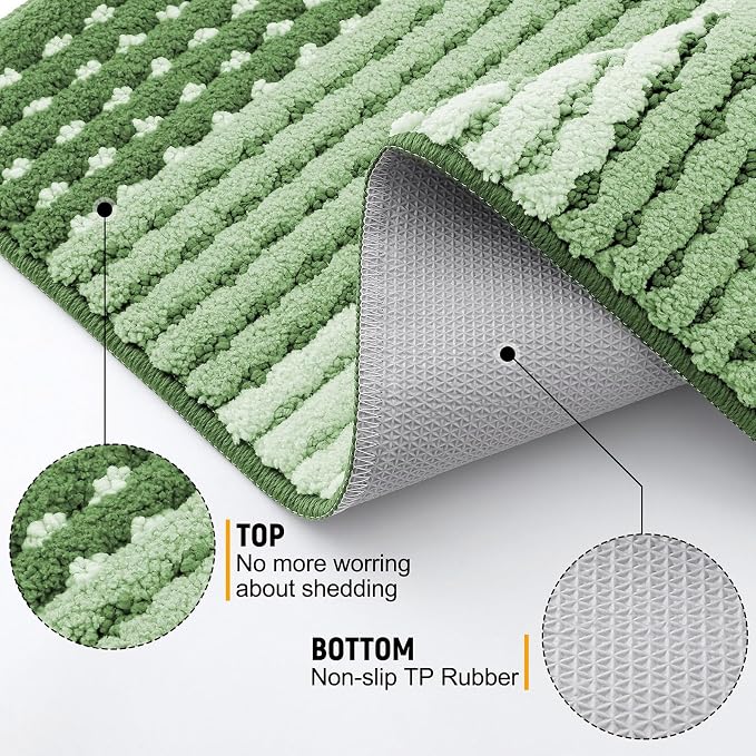 Kitinjoy Indoor Outdoor Door Mat, 71x24 Non-Slip Absorbent Dirt Trapper - Image 3