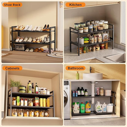 Under Sink Organizer and Storage 16.5"-30.7" Expandable Length, Adjustable - Image 8