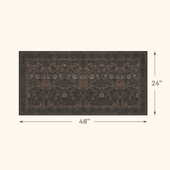 Washable 2x4 Traditional Small Rugs - Image 2