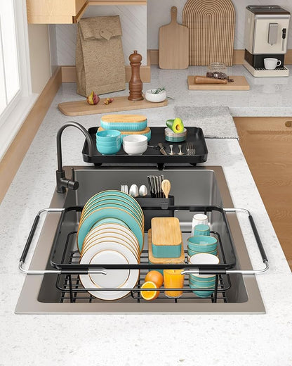 Sakugi Extendable Dish Drying Rack Over Sink - Image 6