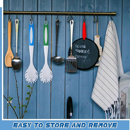 Hsei 6 Pcs Blue and Green Kitchen Scrub Dish Brush Bulk - Image 6
