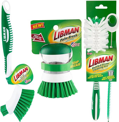Libman Bottle & Dish Brush Kit | Cleaning Brushes by TheLibmanCompany