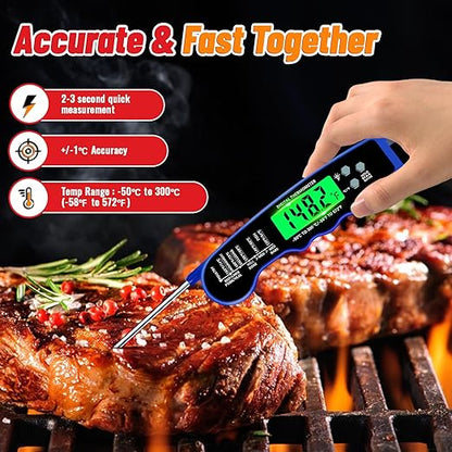Stocking Stuffers for Men Women Adults: Meat Thermometer Digital, Instant Read - Image 2