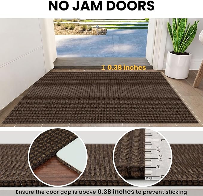 IOHOUZE Washable Area Rug 6x9 Non Slip Rubber Backed Rugs - Image 3