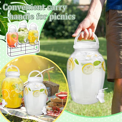 Tanlade 3 Pcs Plastic Drink Dispenser - Image 5