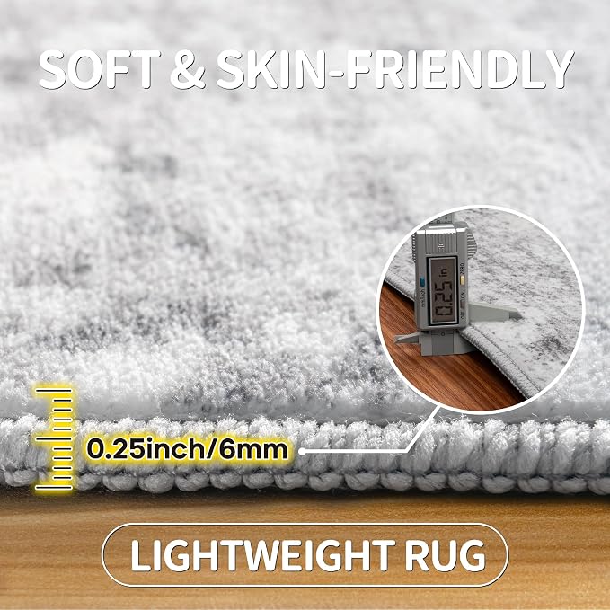 9x12 Area Rugs for Living Room Rug Washable: Modern Large Rug for Dining Room - Image 6
