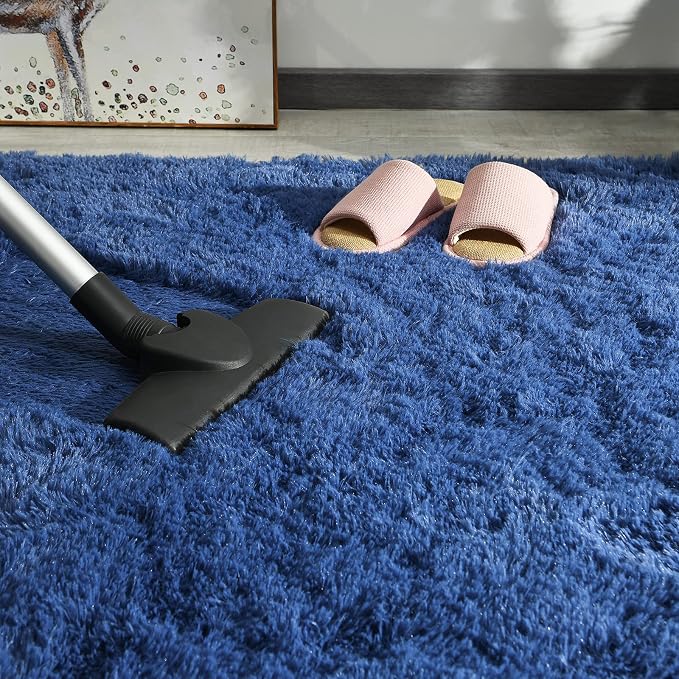 Andecor Soft Fluffy Bedroom Rugs, 5 x 8 Feet Indoor Shaggy Plush Area Rug - Image 4