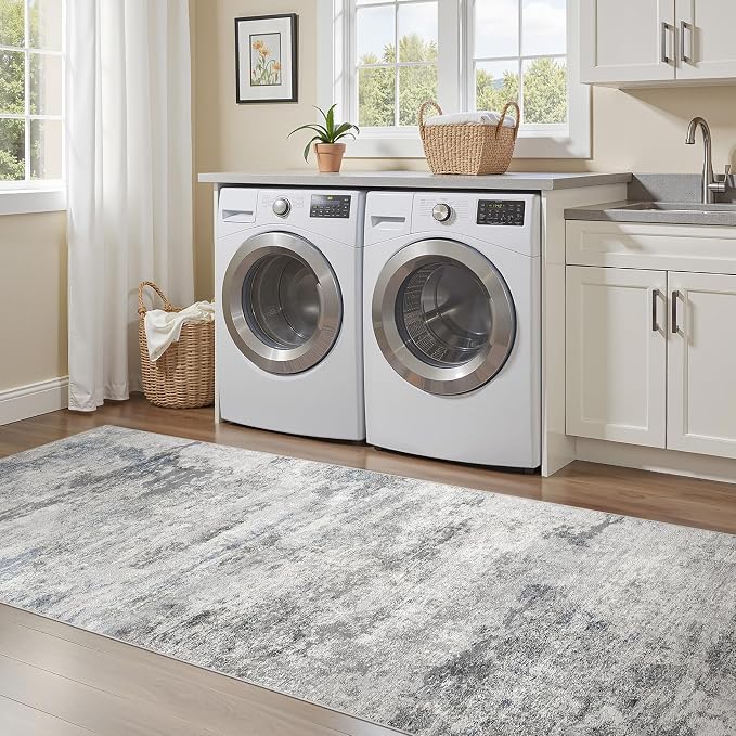 DMOYEST 3x8 Washable Runner Rug, Non Slip Low Pile Carpet Runner - Image 8