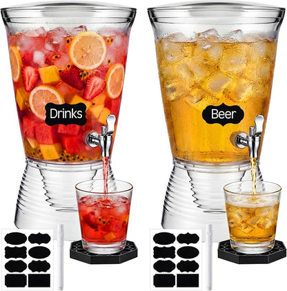 Nuenen 2 Sets of 2.6 Gallon Beverage Dispensers - Image 7