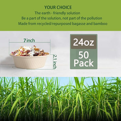 Homestockplus 24 Oz Disposable Paper Bowls - Image 3
