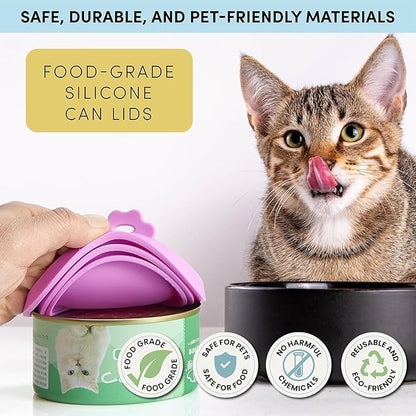 3 Pack Universal Pet Food Can Covers Lids - Image 2