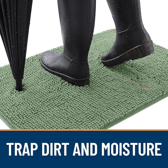 OLANLY Dog Door Mat for Muddy Paws 30x17, Absorbs Moisture and Dirt, Absorbent - Image 2