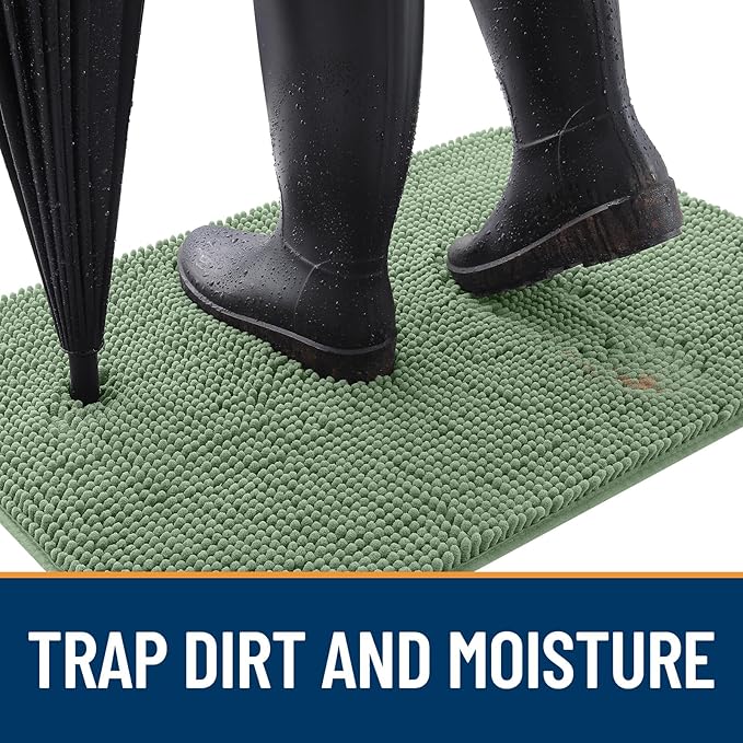 OLANLY Dog Door Mat for Muddy Paws 59x24, Absorbs Moisture and Dirt, Absorbent - Image 2
