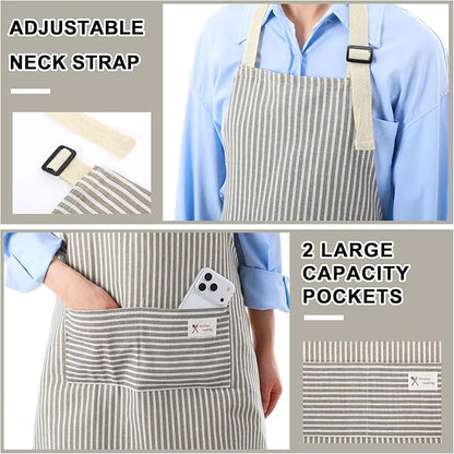 Janmercy 24 Pcs Aprons for Women Men - Image 6
