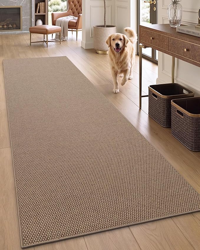 DEXI Hallway Runner Rug 2'8"x14', Non Slip Rubber Backed Runners Carpet - Image 9