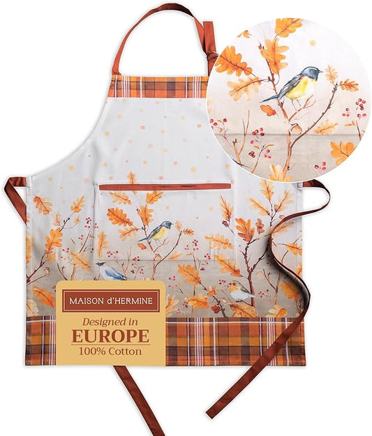 Maison d' Hermine 100% Cotton Apron by MaisondHermine