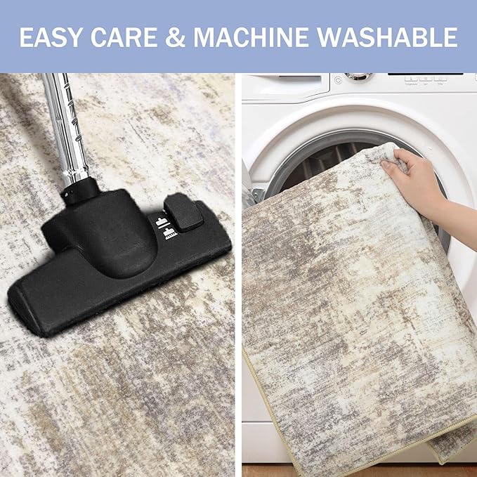 IOHOUZE Abstract Area Rugs 5x7 Ft Washable Rugs - Image 4