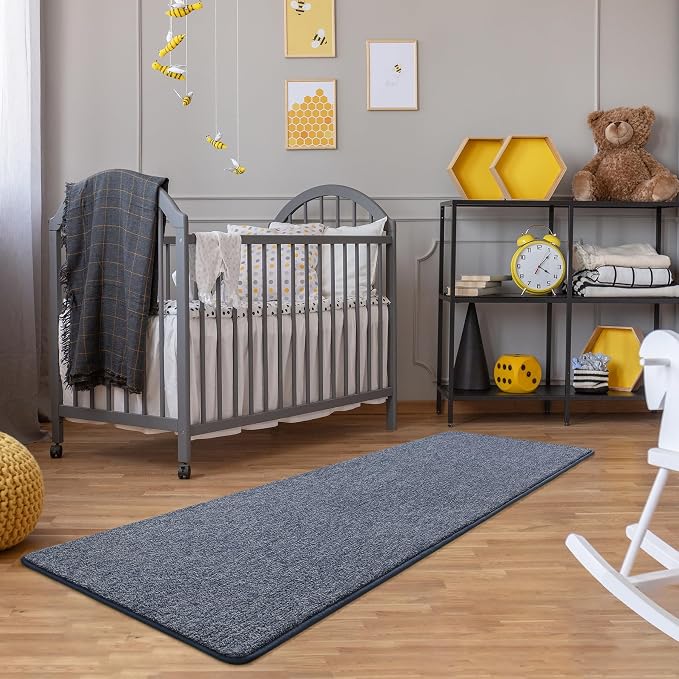 Keeko Soft Hallway Runner Rug, 2x8 Bedside Runner Rugs - Image 5